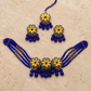 Elegant Floral Choker Jewellery Set