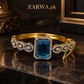 Elegant Crystal Frame Statement Bracelet