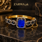 Elegant Crystal Frame Statement Bracelet