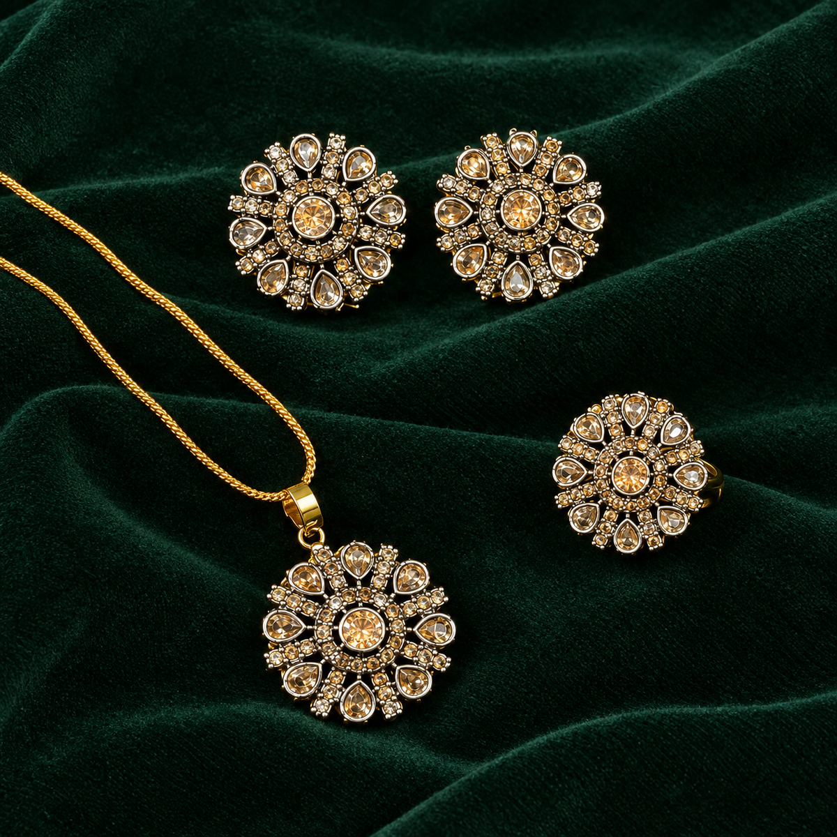 ZARWA Royal Bloom Jewelry Set