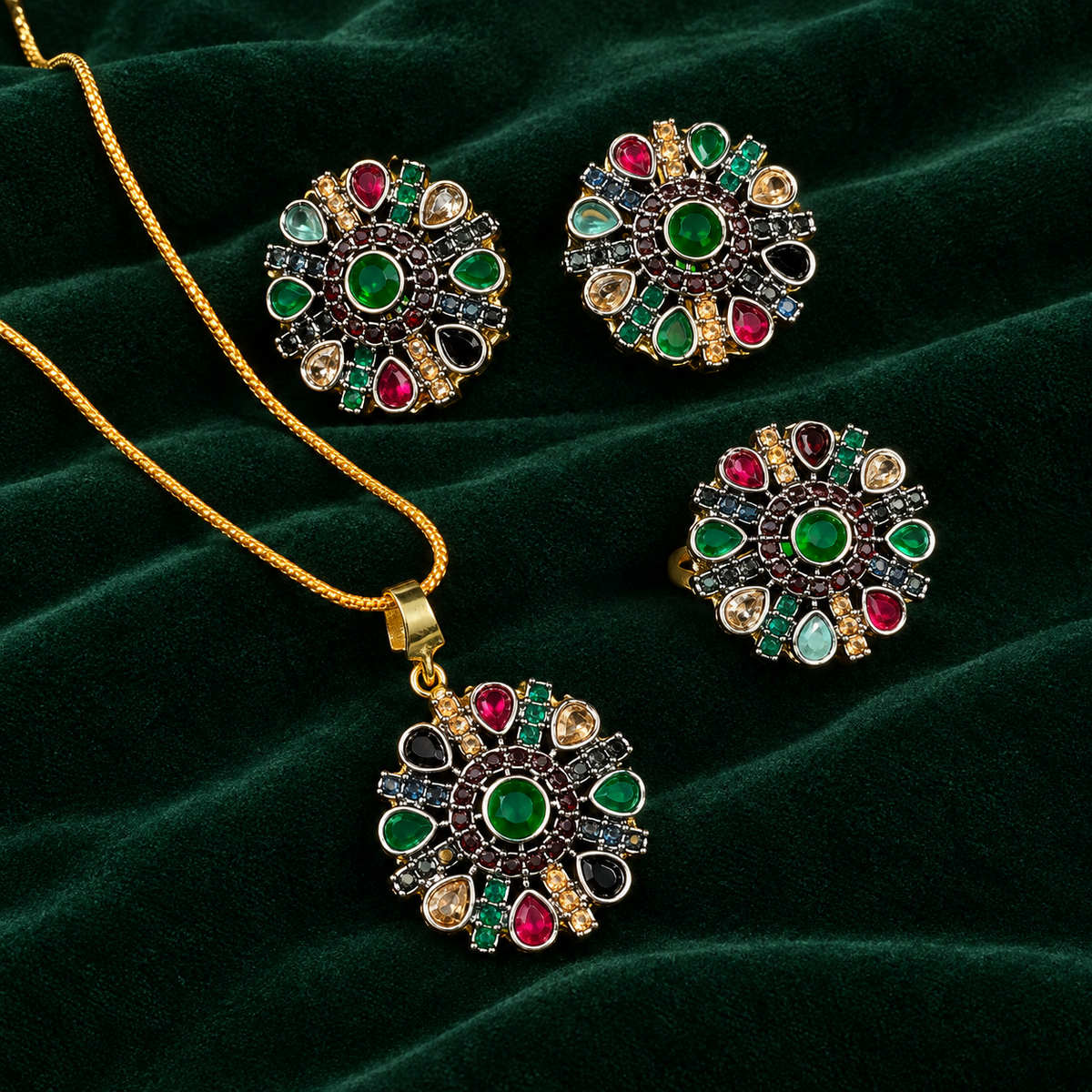 ZARWA Royal Bloom Jewelry Set