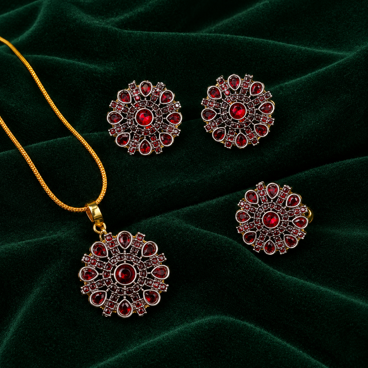 ZARWA Royal Bloom Jewelry Set