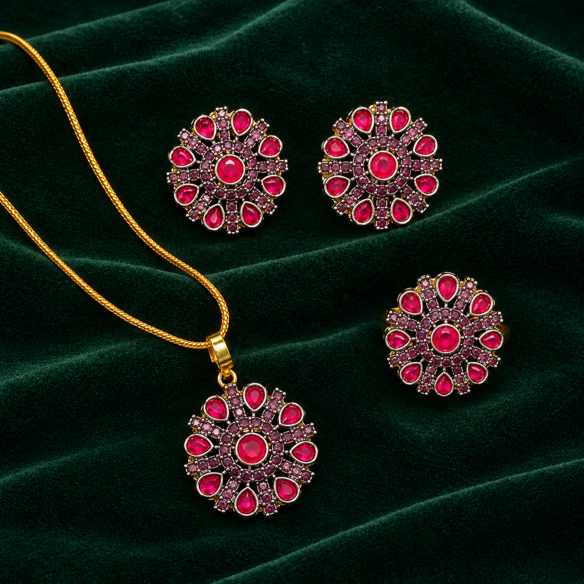 ZARWA Royal Bloom Jewelry Set