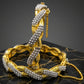 Exquisite 22K Gold-Plated Intertwined Bamboo Designer Bangles with Multi-Stone & Pearl Accents