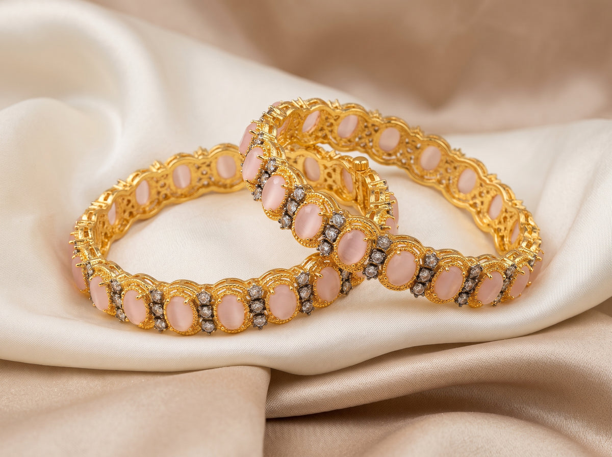 Aura Heritage Gold Plated Bangles