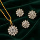 Royal Floral Pendant Jewellery Set