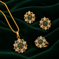 Royal Floral Pendant Jewellery Set