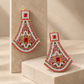 Luxury Gold Plated Multi-Stone Chandelier Earrings