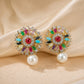 Celestia Bloom Pearl Earrings