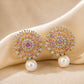 Celestia Bloom Pearl Earrings