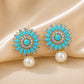 Celestia Bloom Pearl Earrings