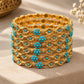 Royal Multicolor Stone Gold-Plated Bangle Set – Floral Traditional Bangles